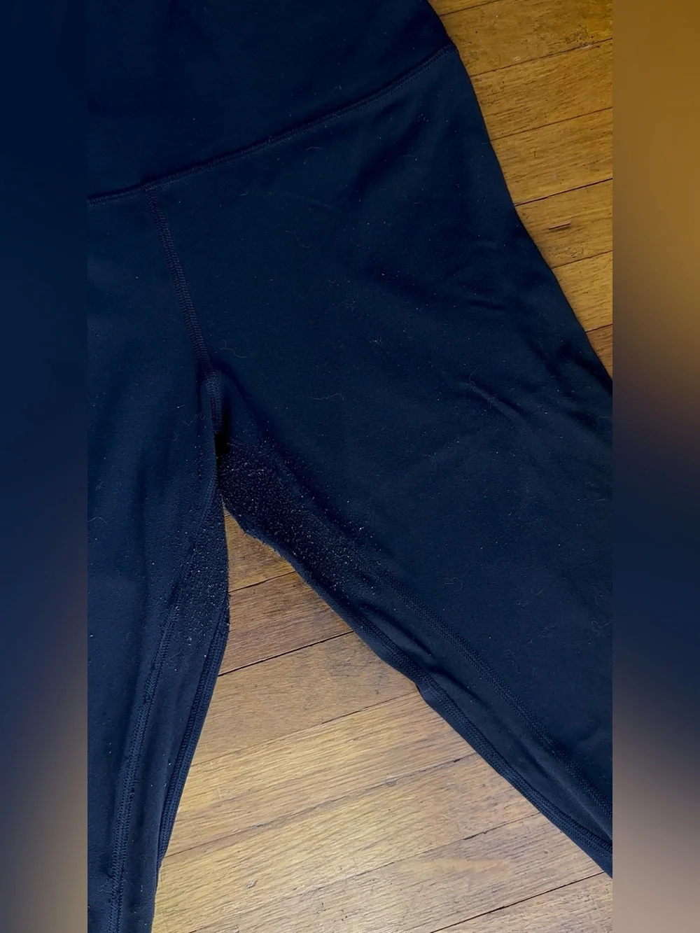 Lululemon Black High Rise Leggings Women’s Size 8 7/8 Yoga Athletic Pants